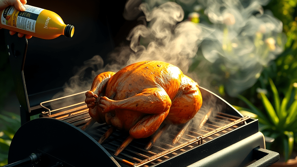 smoking a turkey on a pellet grill