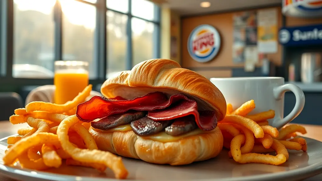 Burger King serves breakfast