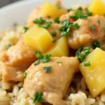 One Pot Pineapple Chicken and Rice