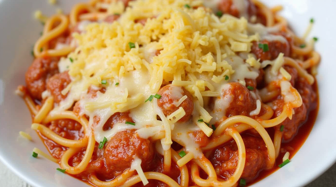 Weekly Recipe Inspirations Cheesy Meaty Spaghetti Bake Topsmarkets recipes